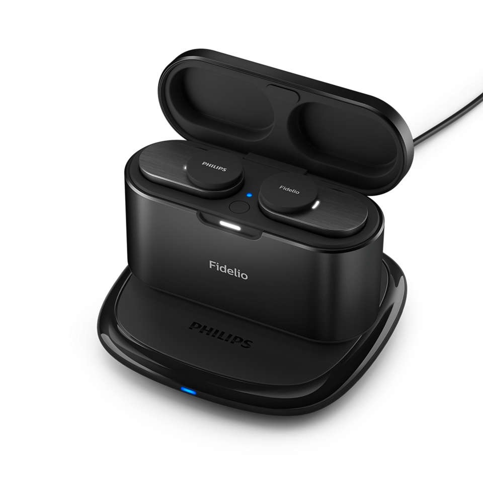 Philips T1BK/00 Cuffie True Wireless Stereo (TWS) In-ear con Cancellazione del Rumore, Controllo Touch, Bluetooth Multipoint, 48 Ore di Riproduzione, Design Premium - Nero