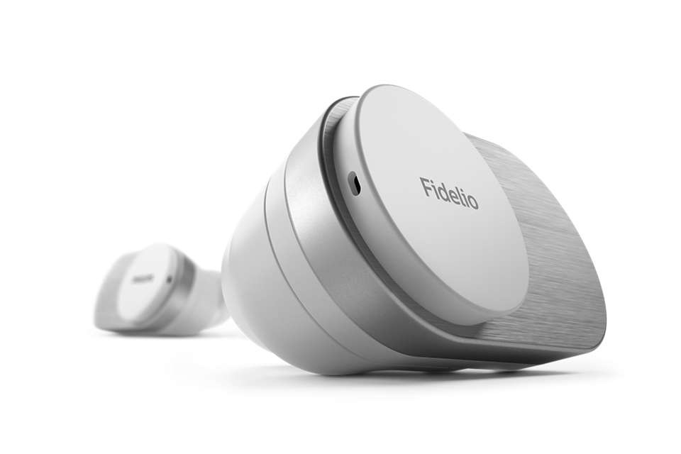 Philips T1WT/00 Cuffie True Wireless Stereo (TWS) In-ear con Cancellazione Rumore Pro, Controllo di Tocco, Bluetooth Multipoint, 48 Ore di Riproduzione, Design Premium Fidelio - Bianco