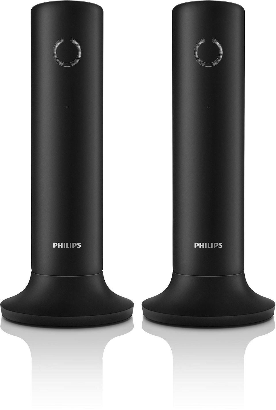 Philips M4502B/34 Telefono Fisso Senza Fili DECT Nero con Identificatore di Chiamata e Display 1,6