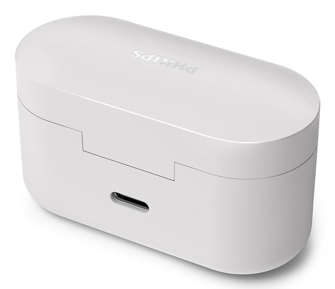 Philips TAT3509WT/00 Cuffie In-Ear True Wireless Stereo (TWS) Bluetooth con Cancellazione del Rumore, Custodia Tascabile, Suono Naturale e Bassi Dinamici - Bianco