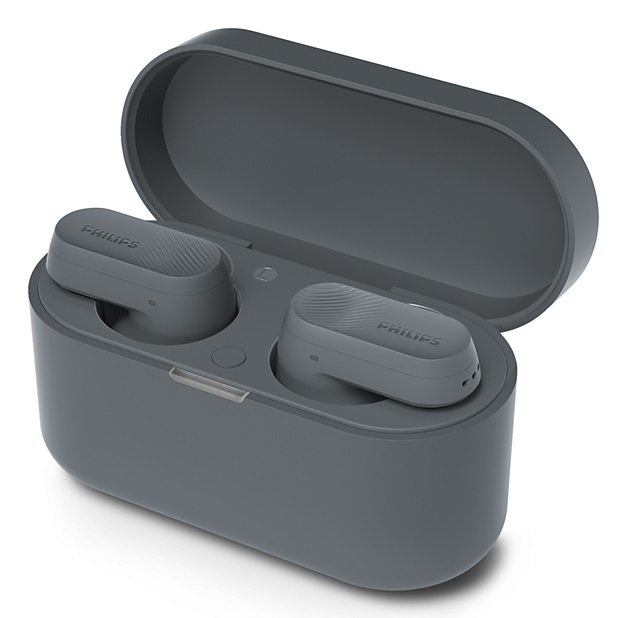 Philips TAT3509GY/00 Auricolari True Wireless In-ear con Cancellazione del Rumore Adattativa, Bluetooth, Musica e Chiamate, Grigio