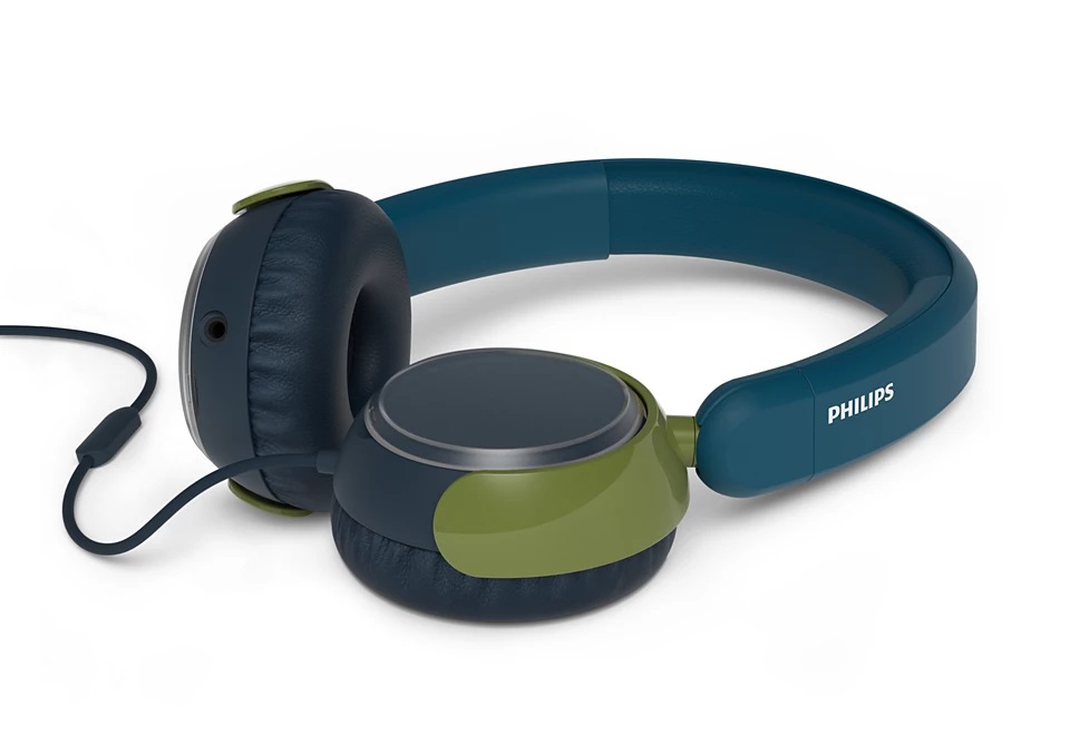 PHILIPS TAK2000CT/00 Cuffie Wireless On-ear per Bambini - Ottanio Cristallizzato, Comfort e Sicurezza con Volume Limitato