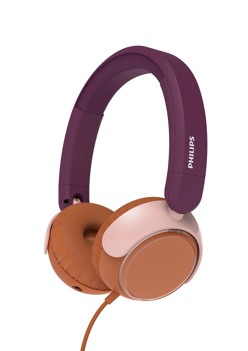 Philips TAK2000MP/00 - Cuffie Cablato A Padiglione per Musica e Chiamate, Leggere e Confortevoli, Arancione, Viola, Rosa