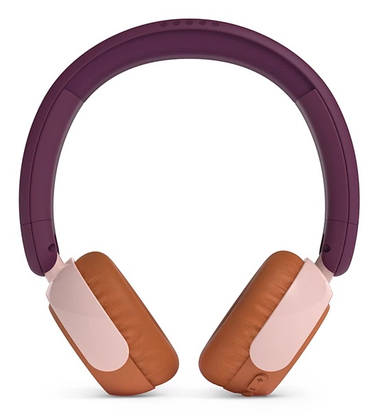 Philips TAK4200MP/00 Cuffie Pieghevoli On-Ear Wireless per Bambini - 45 Ore di Riproduzione a Volume Limitato, Condivisione Audio, Cavo 3,5mm e USB-C Incluso - Viola Magenta