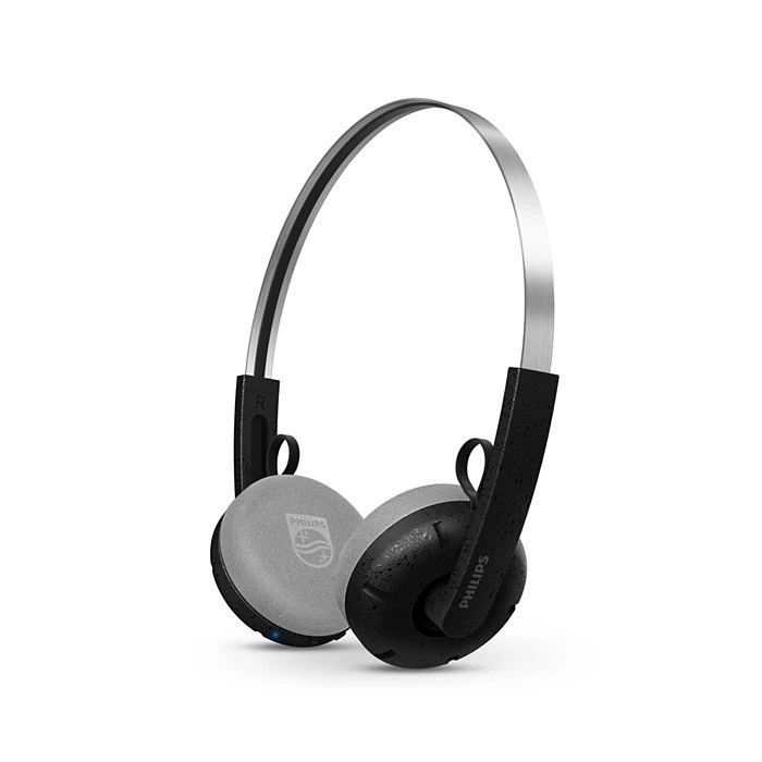 Philips TAH2000BK/00 Cuffie Wireless On-ear Bluetooth Nero con Design Rétro e Audio Eccezionale