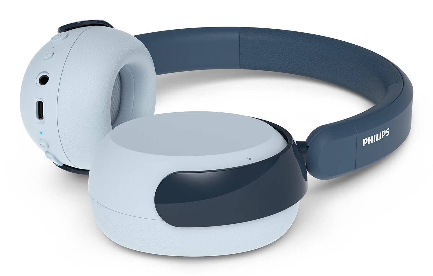 Philips TAK5500RT Cuffie Wireless Over-Ear con Cancellazione del Rumore, Bluetooth 5.4, 34 Ore di Riproduzione e Volume Limitato