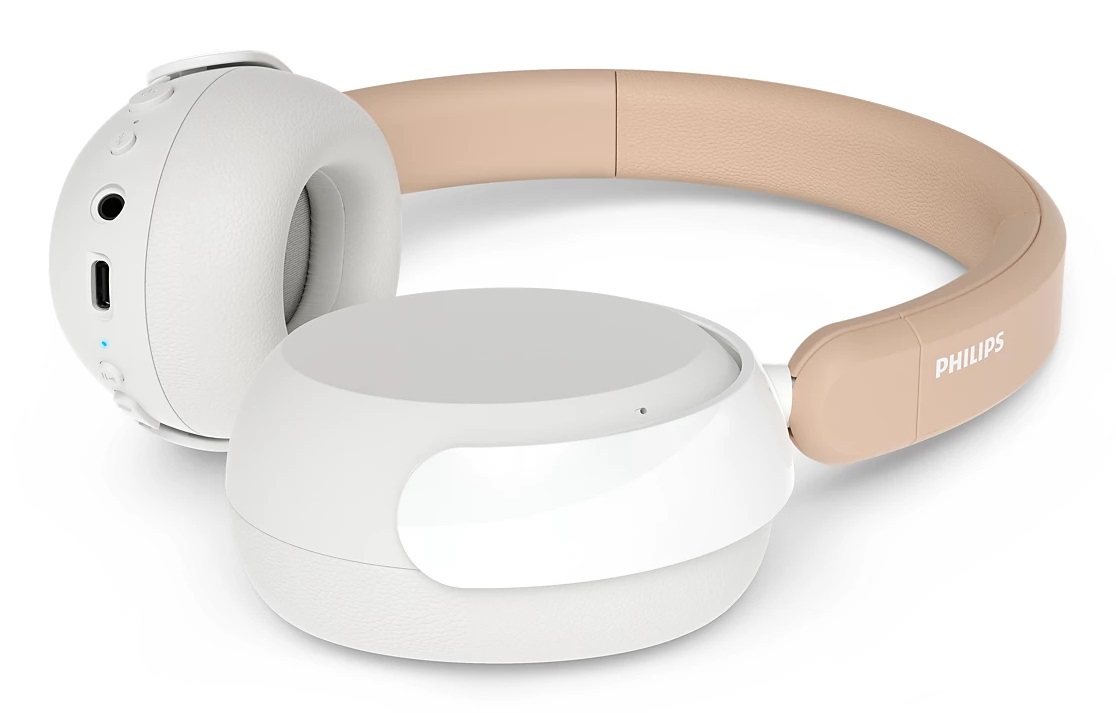 Philips TAK5500AL/00 Cuffie On-Ear Wireless Bluetooth 5.4 con Cancellazione Attiva del Rumore, Volume Limitato, Pieghevoli e Autonomia di 34 Ore