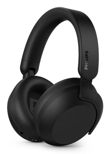 Philips TAH8000EBK/00 - Cuffie Wireless Over-Ear con Cancellazione del Rumore, 70H di Riproduzione e Compatibilità Assistente Vocale - Nero
