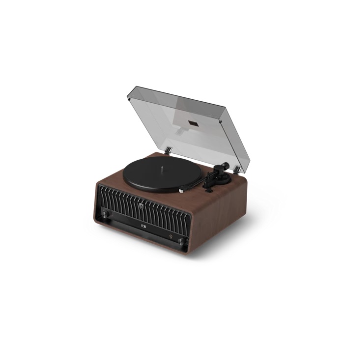 Philips TAV9000D/10 Giradischi Automatico con Trasmissione a Cinghia in Noce - Design Rétro e Audio Moderno