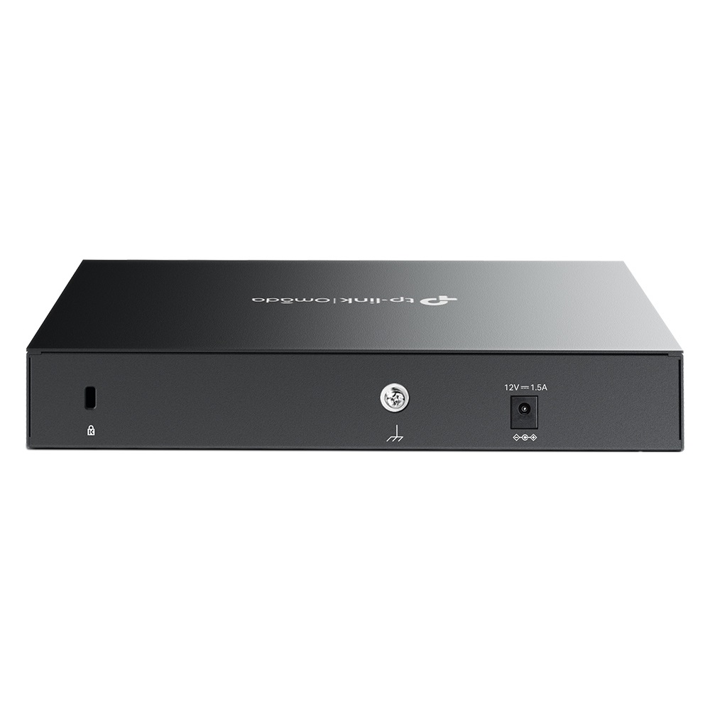 TP-Link ER707-M2 Router Cablato 2.5 Gigabit Ethernet, Fast Ethernet, Gigabit Ethernet Nero - Montabile a Muro, Supporto VPN