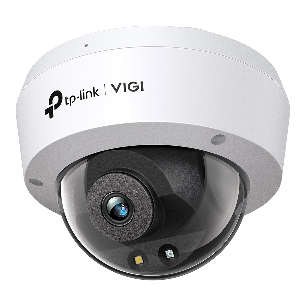 TP-Link VIGI C240 (4mm) Telecamera di Sicurezza IP Interno ed Esterno 4MP con Visione Notturna Full Color, Montaggio Soffitto/Muro, IK10 & IP67