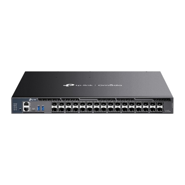 TP-Link SX6632YF Switch di Rete Gestito L2 /L3 con 26 Porte SFP 10G - Nero