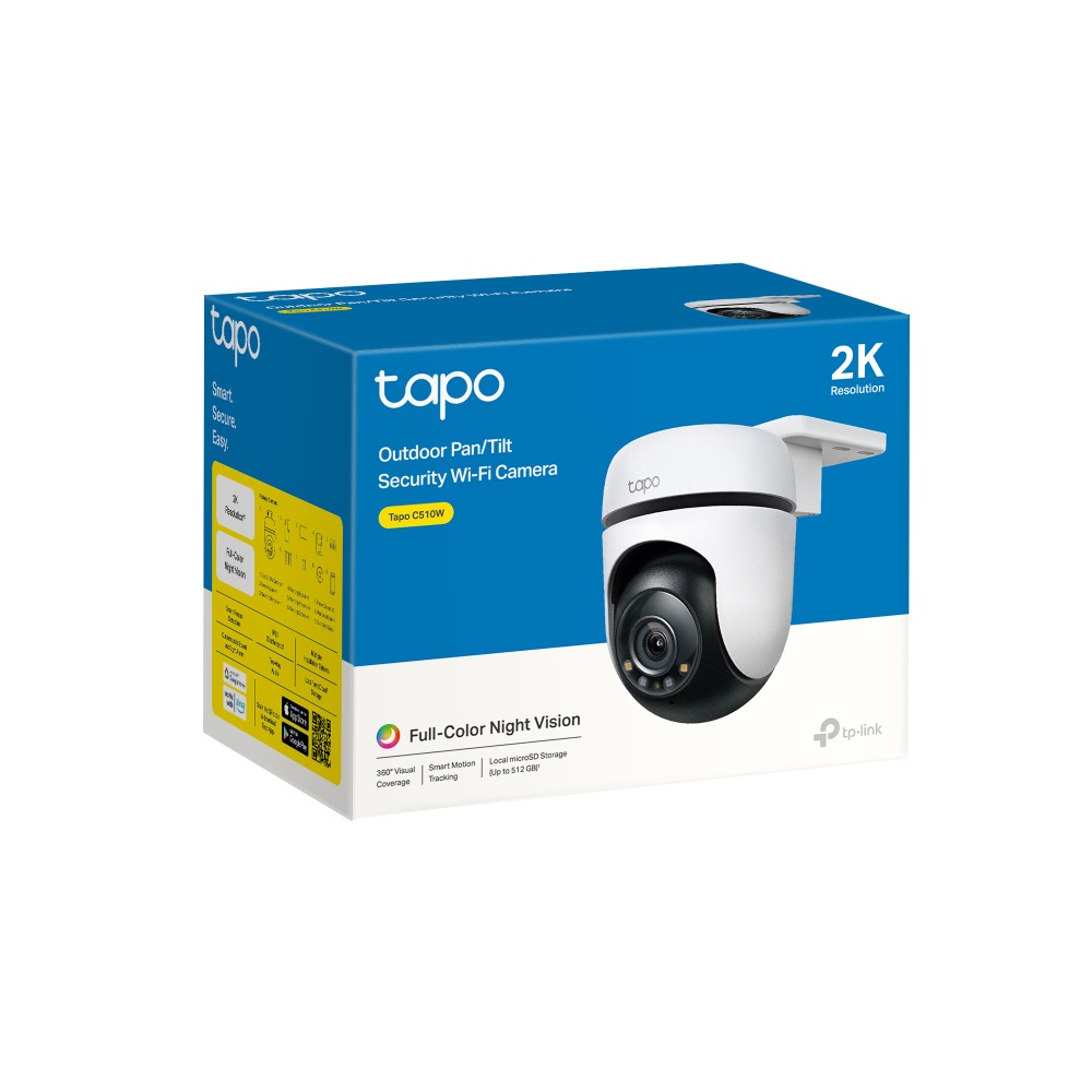 TP-Link Tapo C510W Cupola Telecamera di Sicurezza IP Wireless Interno ed Esterno 2304x1296 Pixel Soffitto Resistente all'Acqua