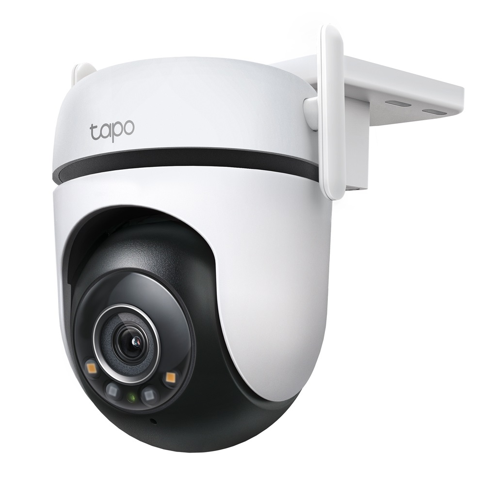 TP-Link Tapo C520WS Telecamera di Sicurezza IP QHD 2K 2560x1440, Interno ed Esterno, Wireless, Visione Notturna a Colori Starlight, Impermeabile IP66, Audio, Rilevamento AI, Montaggio a Soffitto