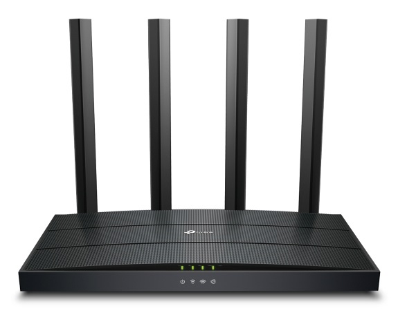 TP-Link Archer AX17 Router Wi-Fi 6 Dual Band fino a 1,5 Gbps, 3 porte Ethernet, Nero