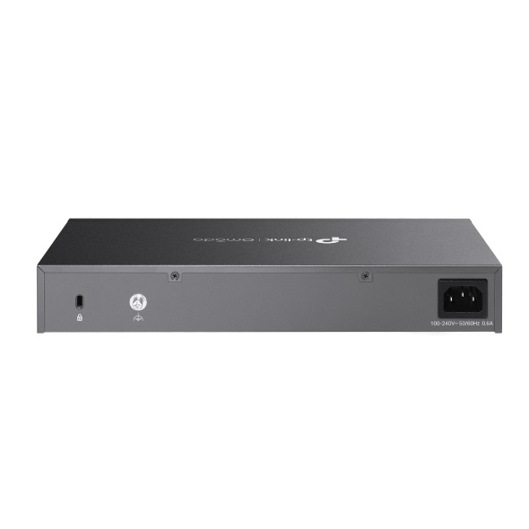 TP-Link Omada ER7412-M2 Router Cablato Multi-Gigabit 2.5G con 7 Porte LAN e 2 WAN, Supporto VPN, Nero