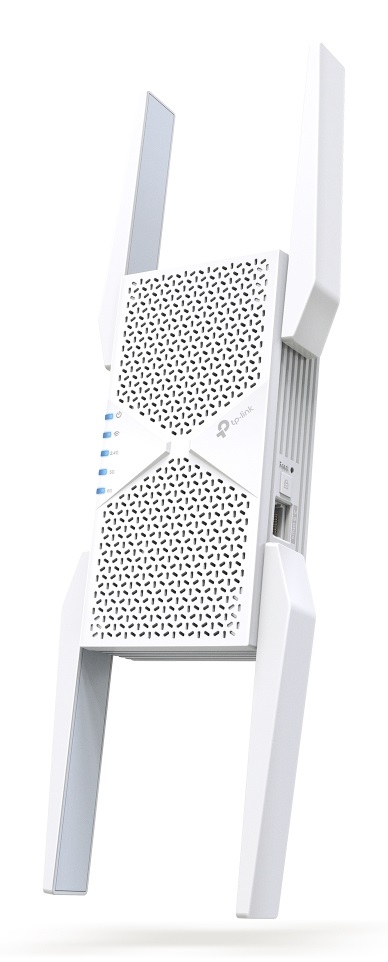 TP-Link RE655BE Ripetitore WiFi 7 Tri-band 9300 Mbps con Porta 2.5G Ethernet e 4 Antenne Esterne