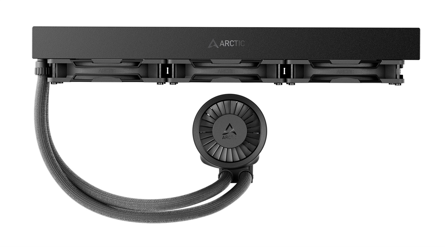 ARCTIC Liquid Freezer III Pro 420 - Kit di raffreddamento a liquido 12 cm, Flusso d'aria 186 m³/h, Cuscinetto fluido dinamico, Colore Nero