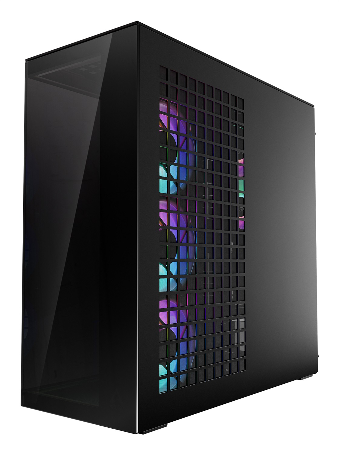 ARCTIC Xtender Mirror Midi Tower E-ATX RGB - Case Nero Lucido con 5 Ventole Preinstallate e Alto Flusso d'Aria