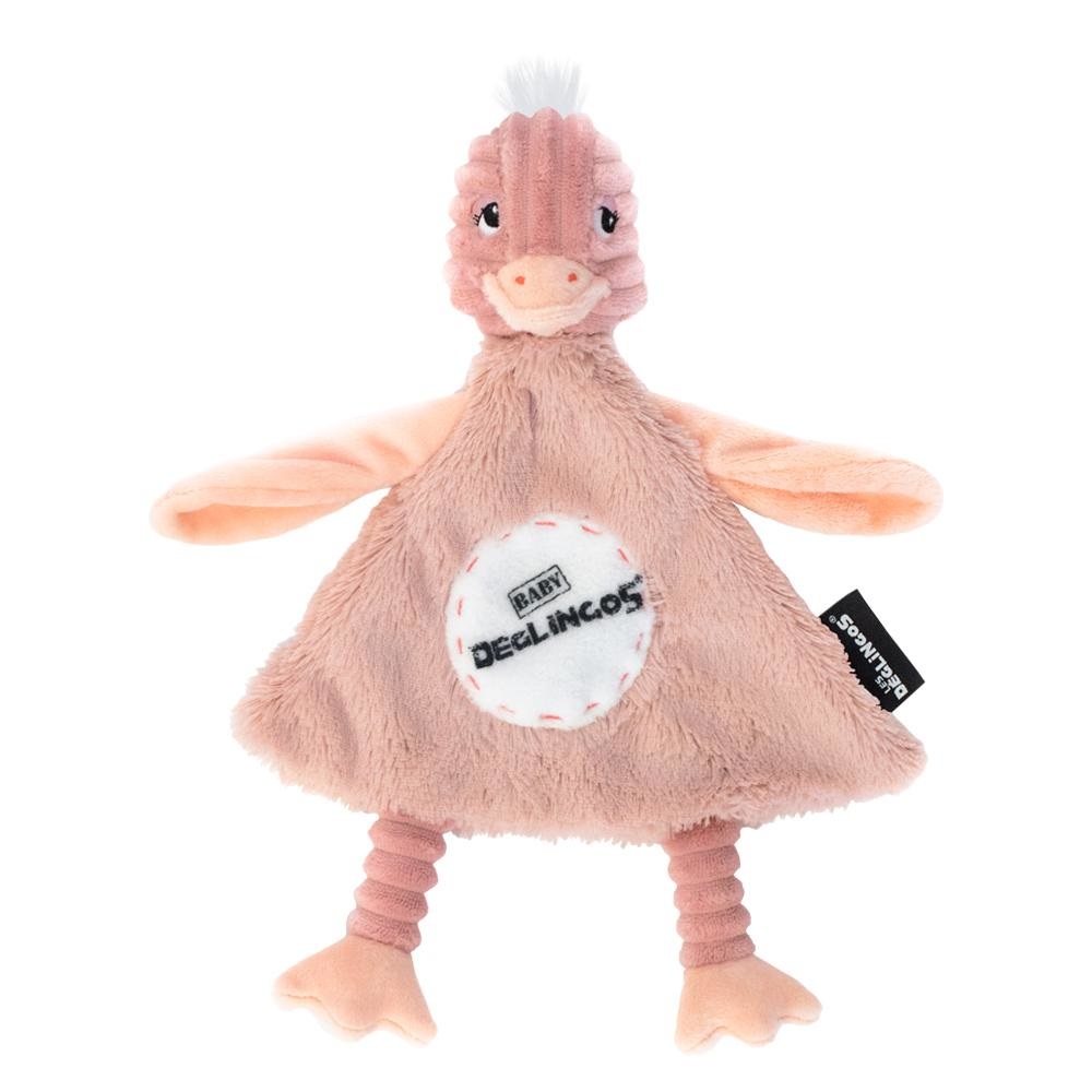Les Déglingos Peluche Struzzo Pomelos - Morbido e Colorato, 25 cm, Adatto dalla Nascita