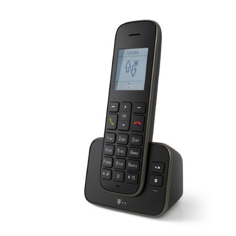 Deutsche Telekom Sinus PA 207 Plus - Telefono Cordless con Identificatore di Chiamata, Certificato Blauer Engel, Ampio Display Retroilluminato