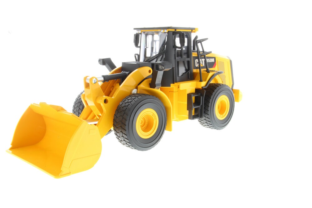 Carrera CAT 950M Wheel Loader Modellino Radiocomandato 1:24 con Caricatore Frontale e Licenza Ufficiale CAT