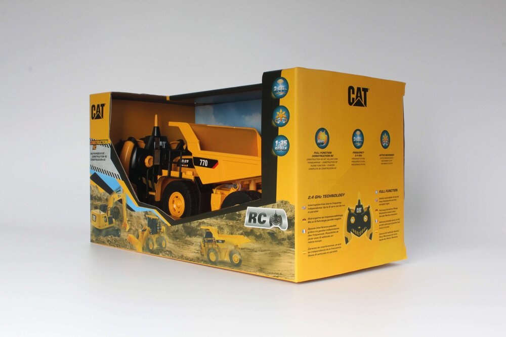 Carrera Escavatore a Ruote CAT 950m RC 2.4GHz Scala 1:35 con Movimento del Corpo di Scarico