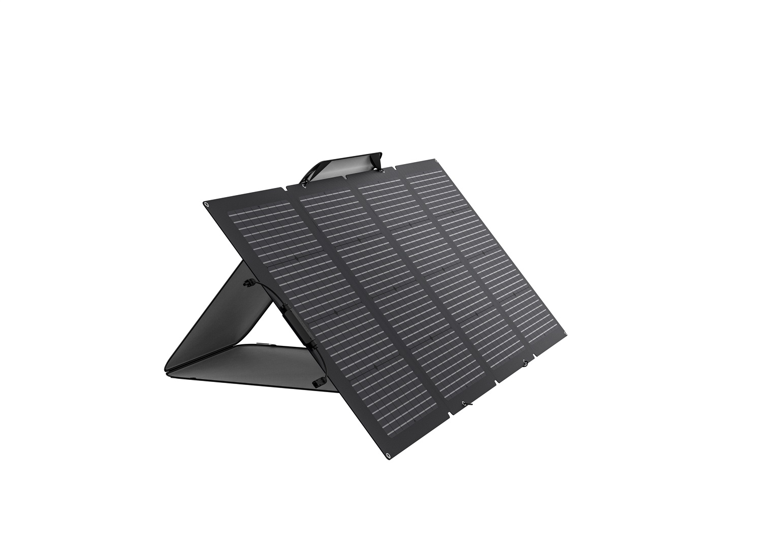 EcoFlow Pannello Solare Bifacciale Pieghevole 220W - Nero/Grigio, Alta Efficienza 23%, Design Portatile