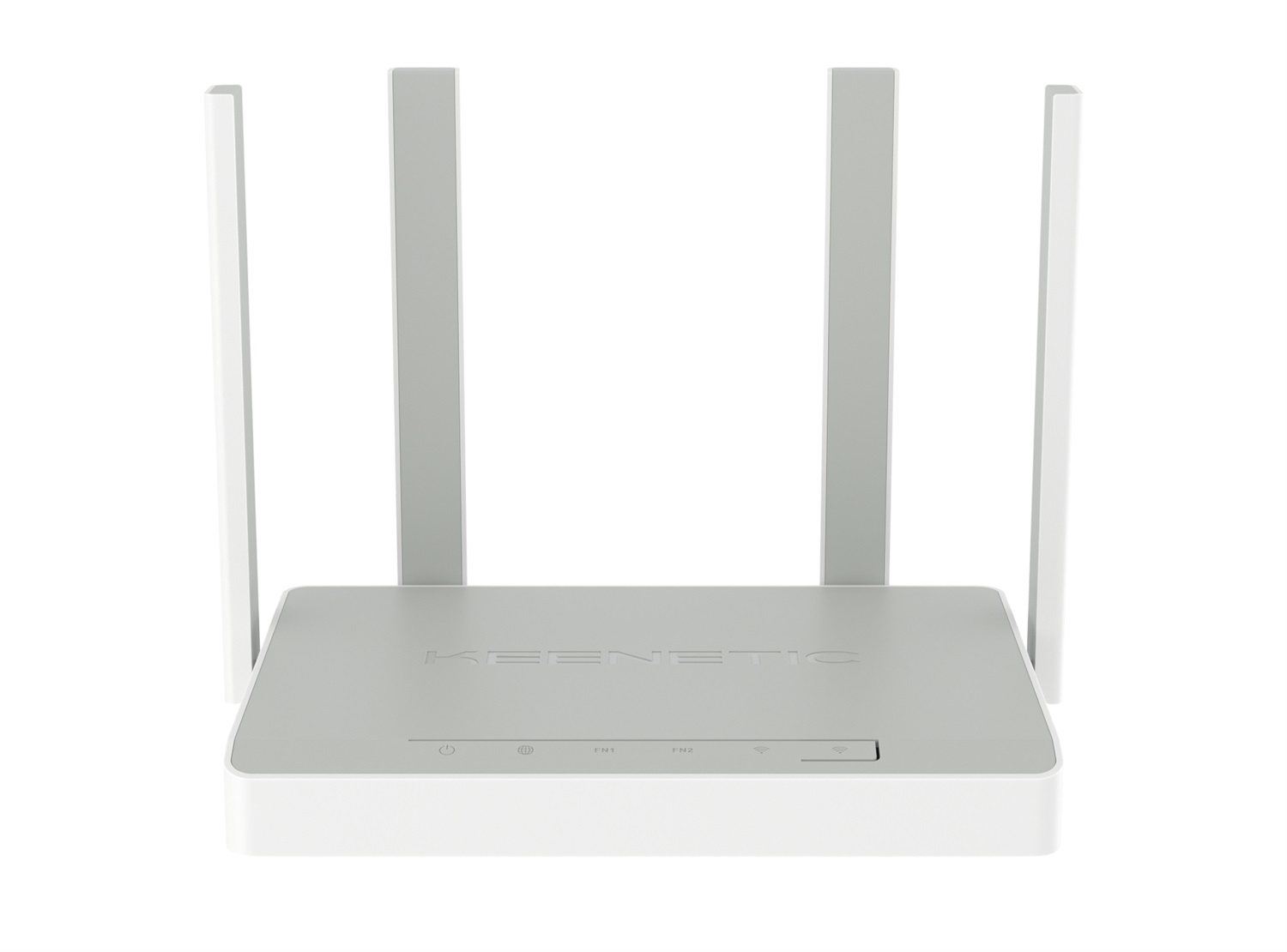 Keenetic KN-3810 Router Wi-Fi 6 AX1800 Dual-band (2.4 GHz/5 GHz) con 4 Porte Gigabit, Mesh, Smart Switch e Porta USB 3.0 - Bianco