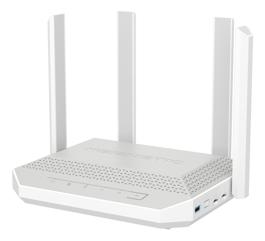 Keenetic Hero 4G+ (KN-2312) router wireless Gigabit Ethernet Dual-band (2.4 GHz/5 GHz) Grigio, Bianco