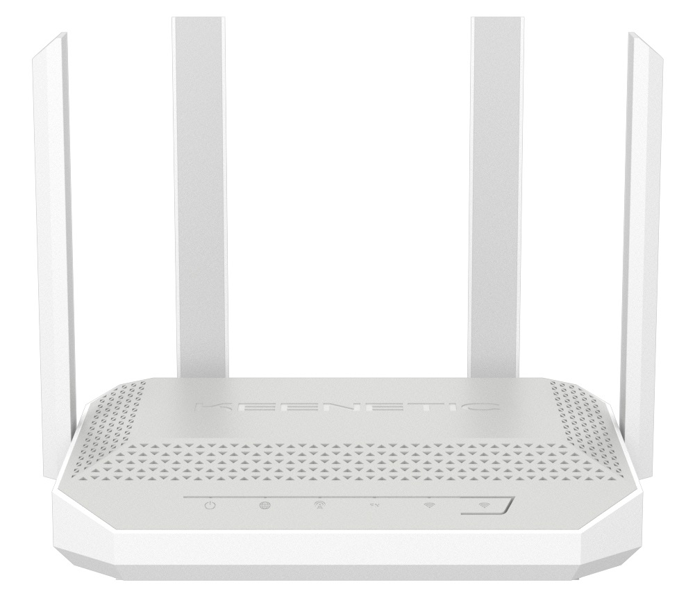 Keenetic Hero 4G+ (KN-2312) router wireless Gigabit Ethernet Dual-band (2.4 GHz/5 GHz) Grigio, Bianco