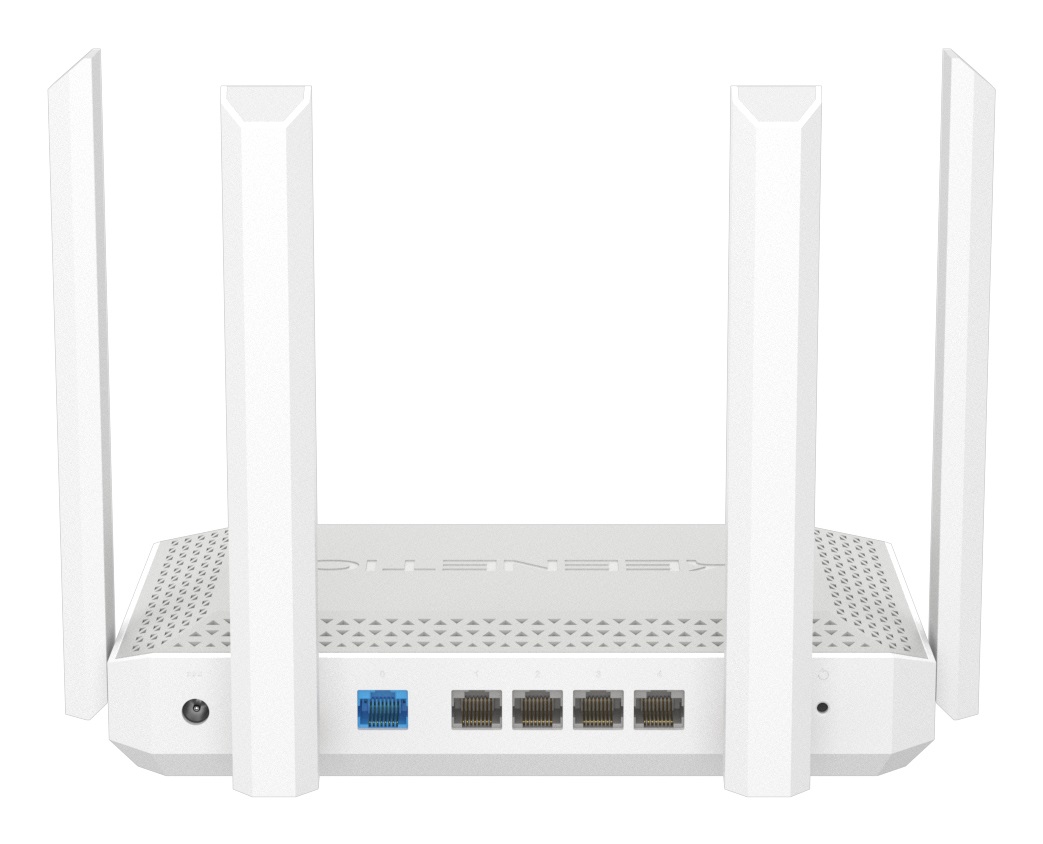 Keenetic Hero 4G+ (KN-2312) router wireless Gigabit Ethernet Dual-band (2.4 GHz/5 GHz) Grigio, Bianco