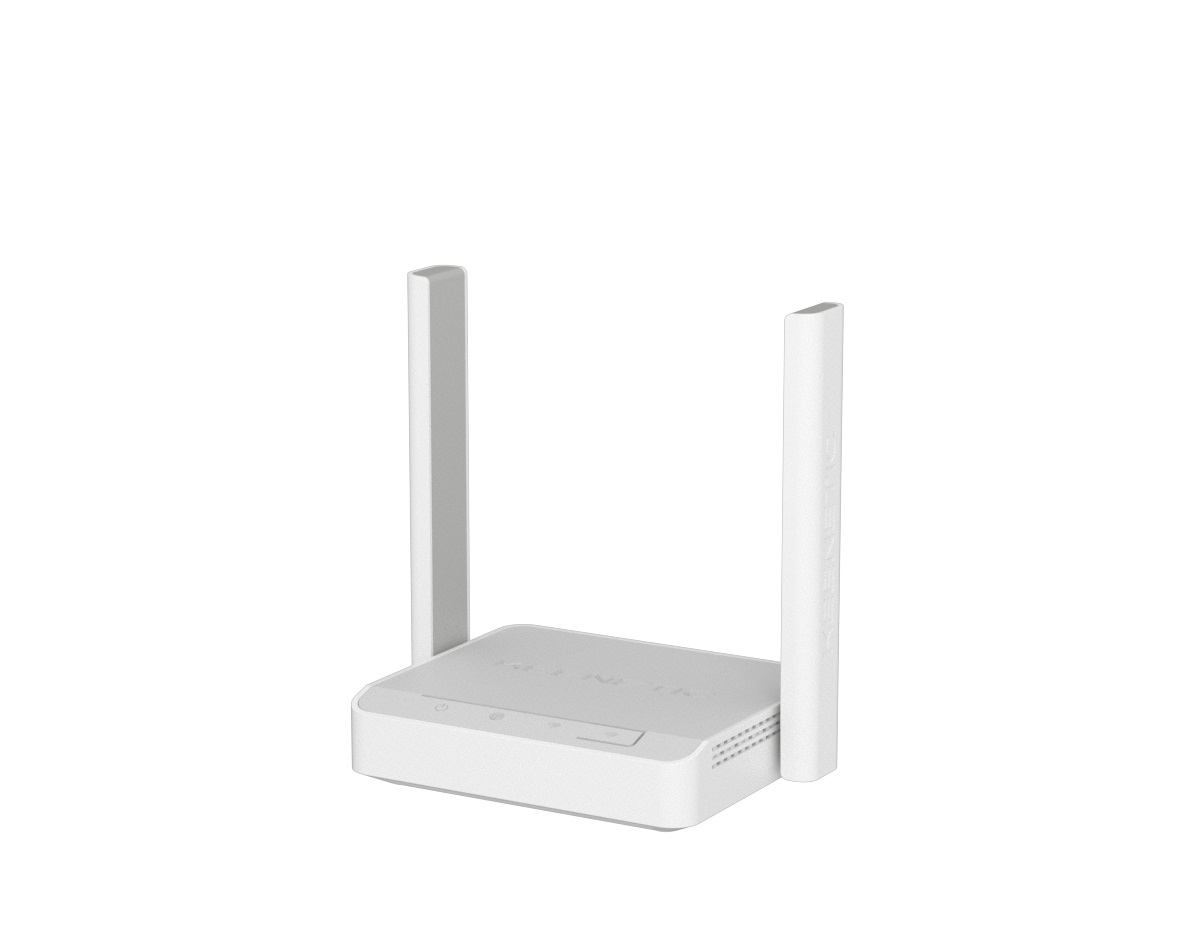 Keenetic Starter Router/Extender Wi-Fi Mesh N300 con 4 porte Ethernet Fast (100 Mbps), roaming continuo e gestione centralizzata
