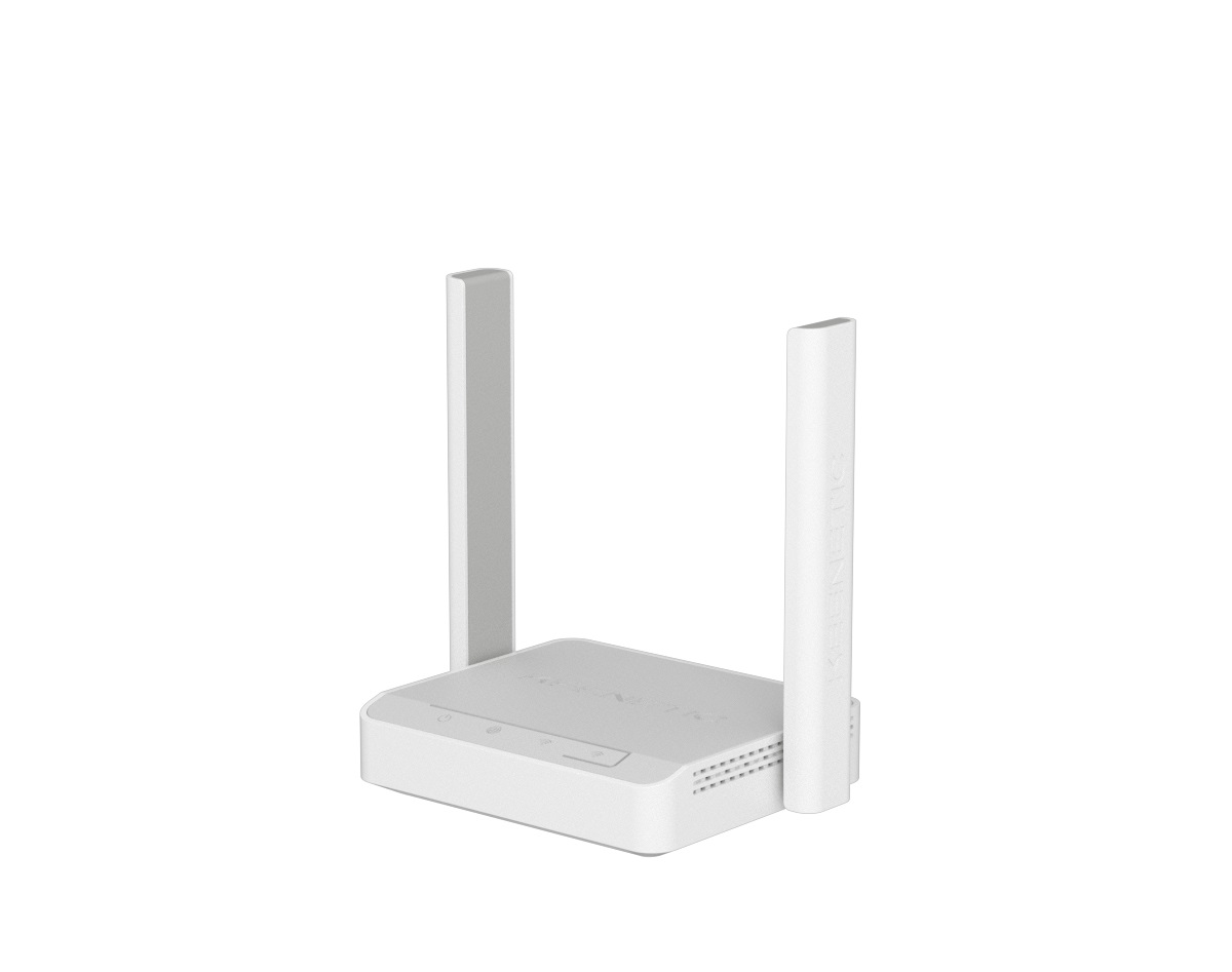 Keenetic Starter Router/Extender Wi-Fi Mesh N300 con 4 porte Ethernet Fast (100 Mbps), roaming continuo e gestione centralizzata