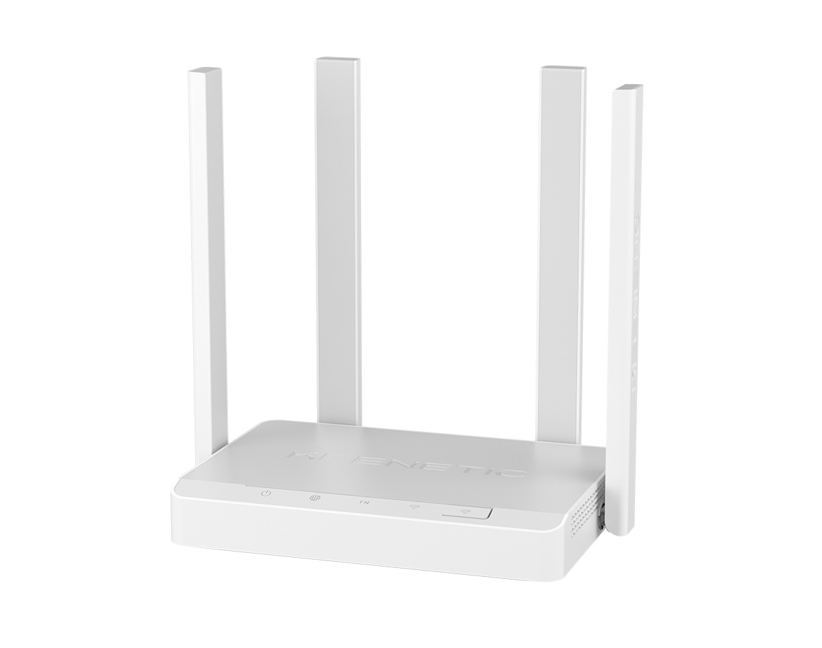 Keenetic Speedster Gen3 Router/Extender Wi-Fi 5 Dual-band AC1200 con 4 porte Gigabit Bianco