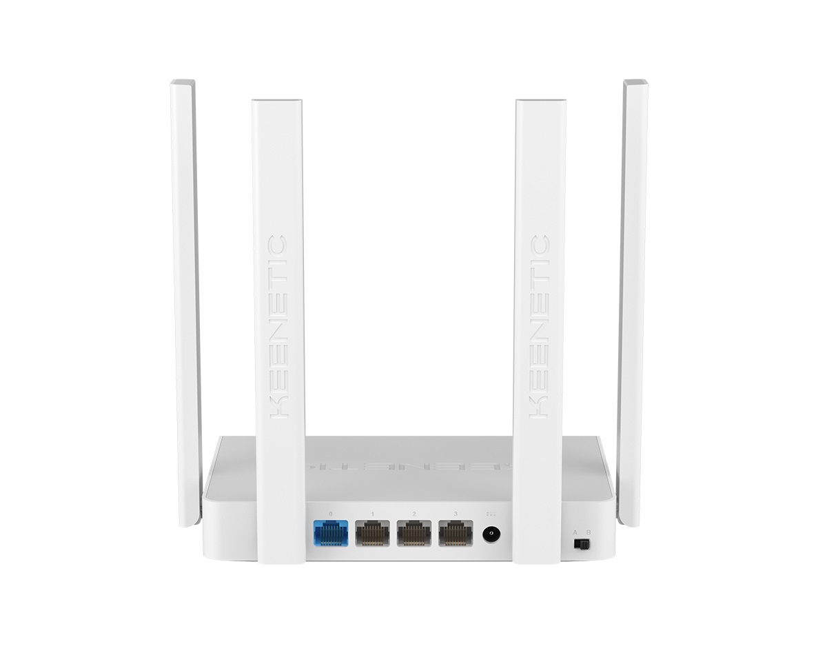 Keenetic Speedster Gen3 Router/Extender Wi-Fi 5 Dual-band AC1200 con 4 porte Gigabit Bianco
