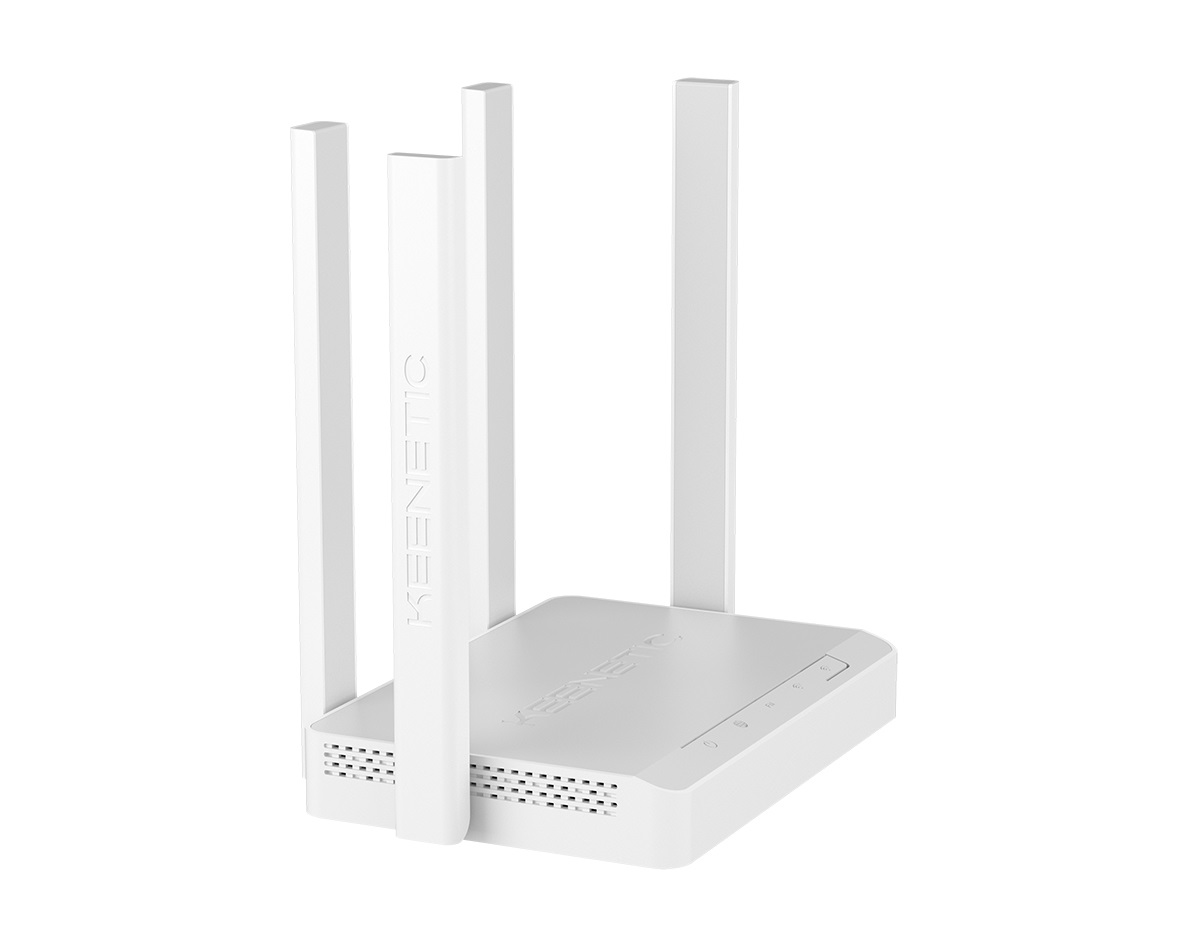 Keenetic Speedster Gen3 Router/Extender Wi-Fi 5 Dual-band AC1200 con 4 porte Gigabit Bianco