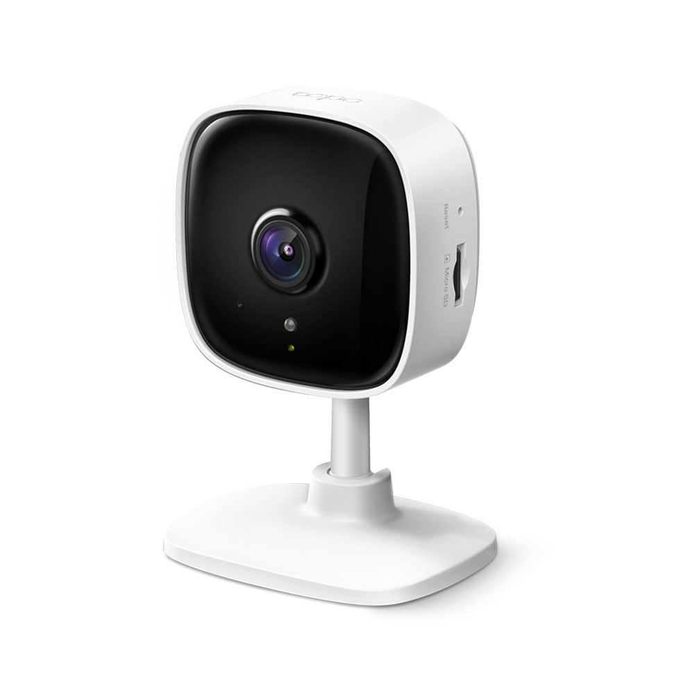 TP-Link TC60 Telecamera di Sicurezza IP Wireless Interna Full HD 1080p Cubo con Visione Notturna fino a 8 metri - Montaggio Scrivania/Parete