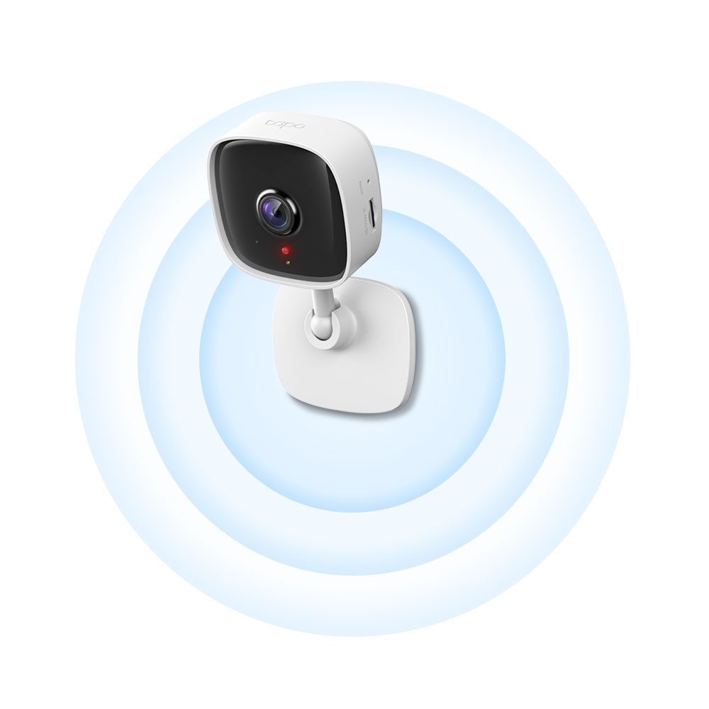 TP-Link TC60 Telecamera di Sicurezza IP Wireless Interna Full HD 1080p Cubo con Visione Notturna fino a 8 metri - Montaggio Scrivania/Parete