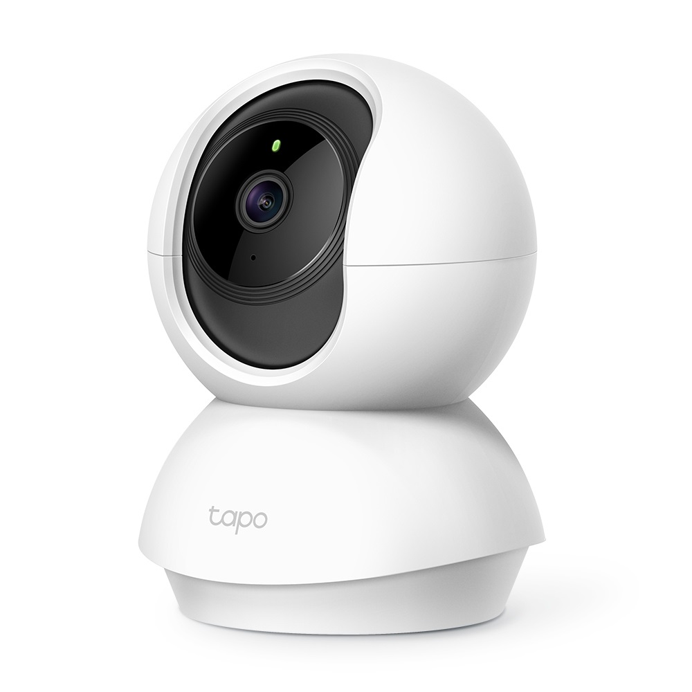 TP-Link Tapo C210 Telecamera di Sicurezza IP Interno 2K (3MP) Wireless con Visione Notturna, Notifiche in Tempo Reale, Storage su Cloud e MicroSD fino a 512GB, Montaggio Soffitto/Scrivania, Bianco