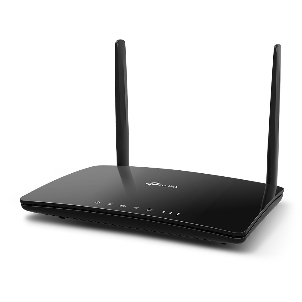 TP-Link Archer MR500 Router 4G LTE AC1200 Wireless Dual Band (2.4 GHz/5 GHz) fino a 300Mbps con Gigabit Ethernet e SIM Slot - Nero