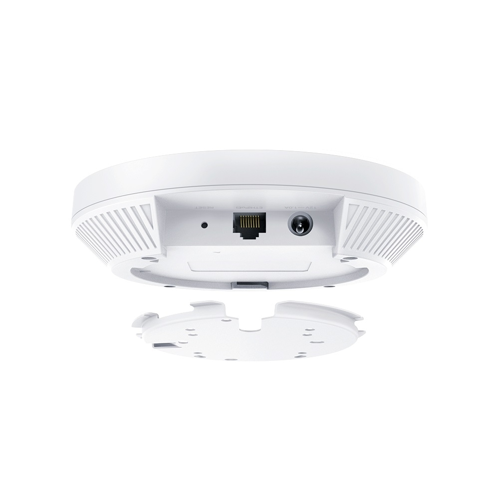 TP-Link EAP650 Access Point Wireless Wi-Fi 6 AX3000 Dual Band, 2976 Mbit/s, Supporto PoE 802.3at, Porte Gigabit, MU-MIMO, WPA3, Bianco