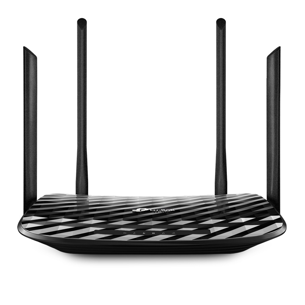 TP-Link AC1300 Router Wireless Gigabit Ethernet Dual-band (2.4 GHz/5 GHz) Wi-Fi 5, 4 Porte LAN, Nero