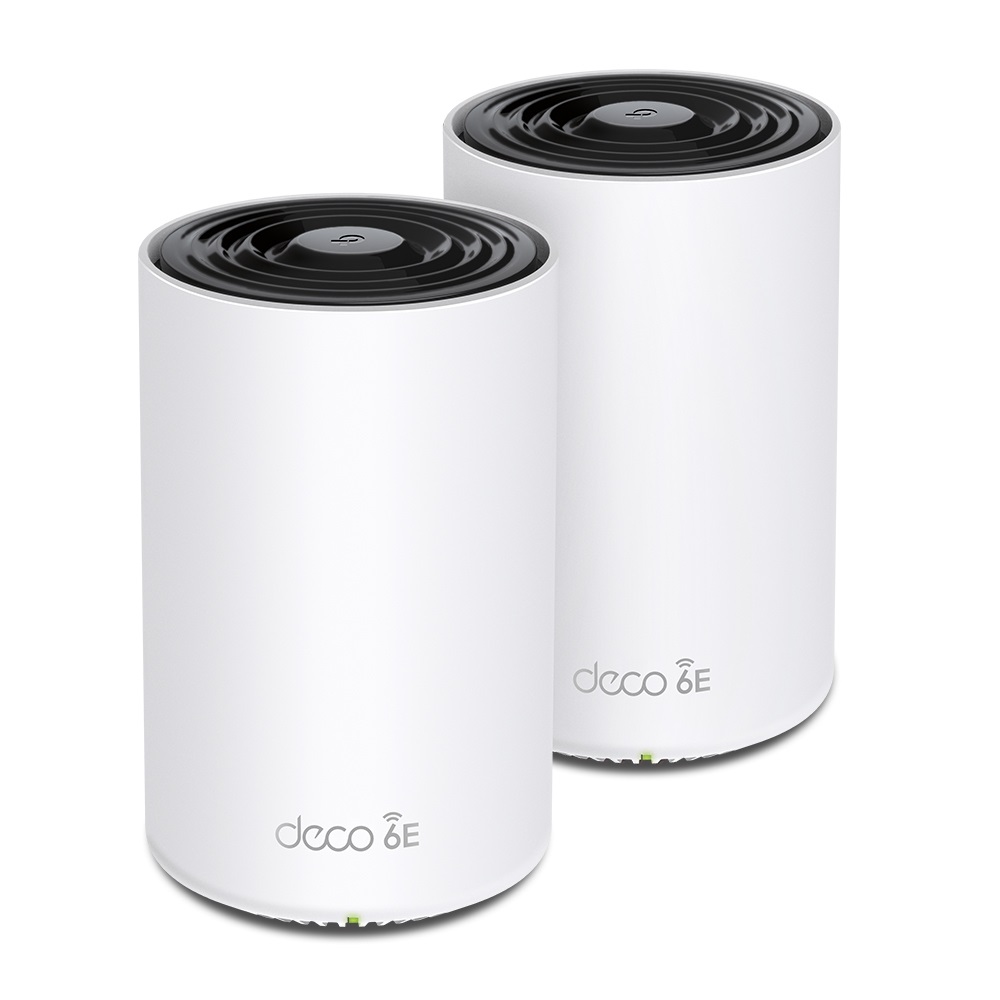 TP-Link Deco XE75 Pro (2-pack) Tri-band Wi-Fi 6E AXE5400Mbps con Porta Ethernet da 2,5 Gbps e Copertura fino a 500㎡