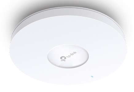 TP-Link Omada EAP653 Access Point WiFi 6 AX3000 - Dual Band 2976 Mbit/s, 574 Mbit/s (2.4 GHz) e 2402 Mbit/s (5 GHz), Supporto Power over Ethernet (PoE), Installazione Soffitto/Parete, Bianco