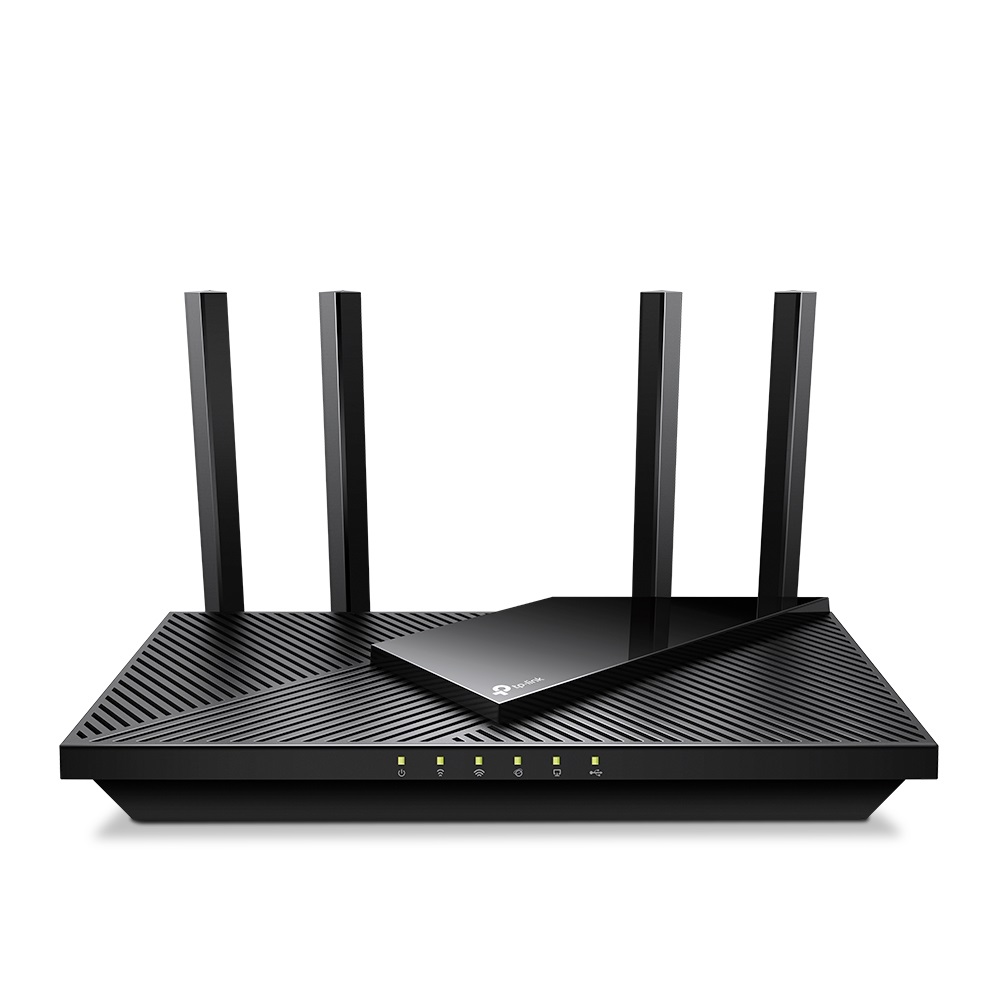 TP-Link Archer AX55 Pro Router Wireless Wi-Fi 6 Dual-band (2.4 GHz/5 GHz) con Switch a 5 Porte Gigabit Ethernet - Nero
