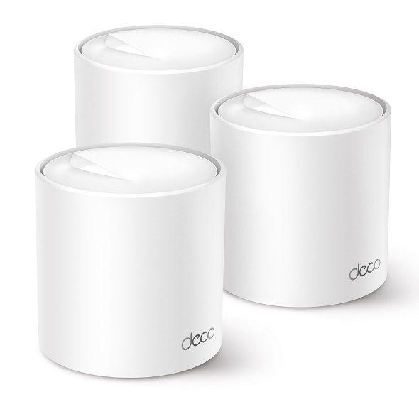 TP-Link Deco X50 (3-pack) Sistema Mesh WiFi 6 AX3000 Mbps Dual Band, Copertura fino a 604 m², Connettività per oltre 150 Dispositivi, 3 Porte Gigabit
