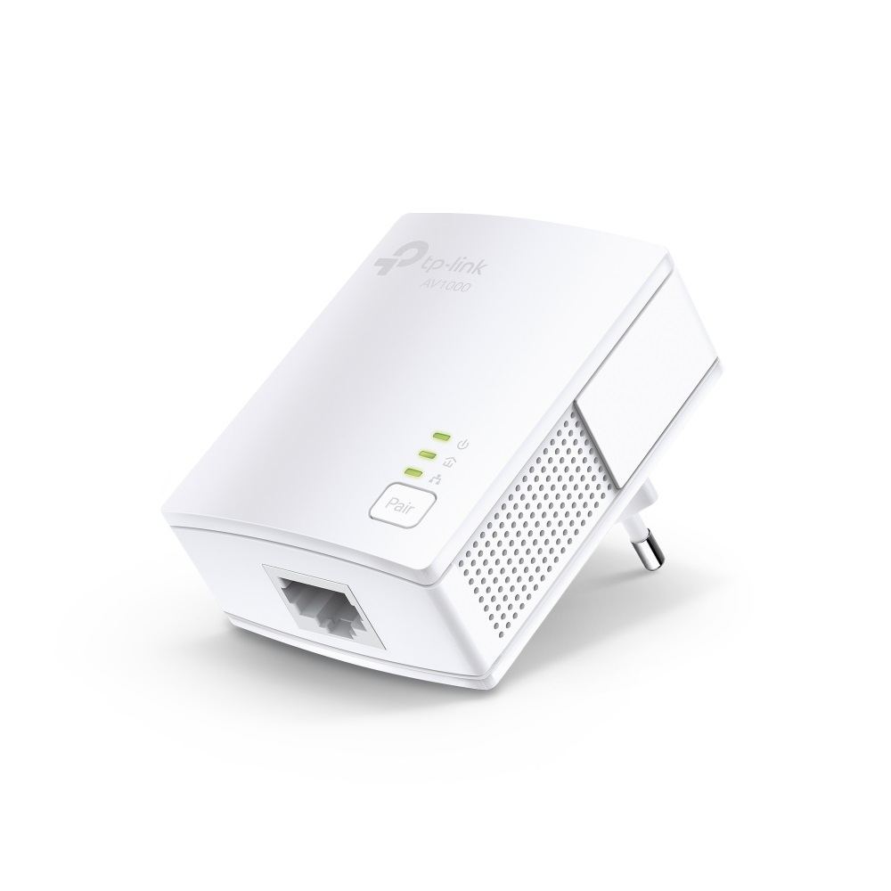 TP-Link TL-PA717 KIT Powerline Gigabit - Fino a 1000 Mbps, HomePlug AV2, Ethernet LAN, Streaming Video HD/3D/4K, Giochi Online, 2 pz, Bianco