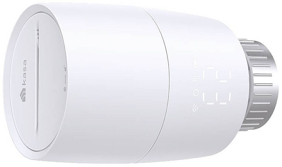 TP-Link Kasa KE100 KIT - Valvola del Radiatore Termostatica Intelligente con Hub, Controllo Remoto, Protezione dal Gelo, Risparmio Energetico, Bianco, Policarbonato