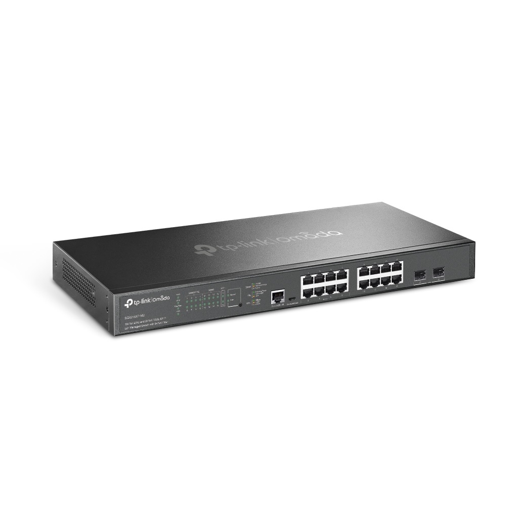 TP-Link Omada SG3218XP-M2 Switch di Rete Gestito L2 16 Porte 2.5G Ethernet PoE Rack 1U